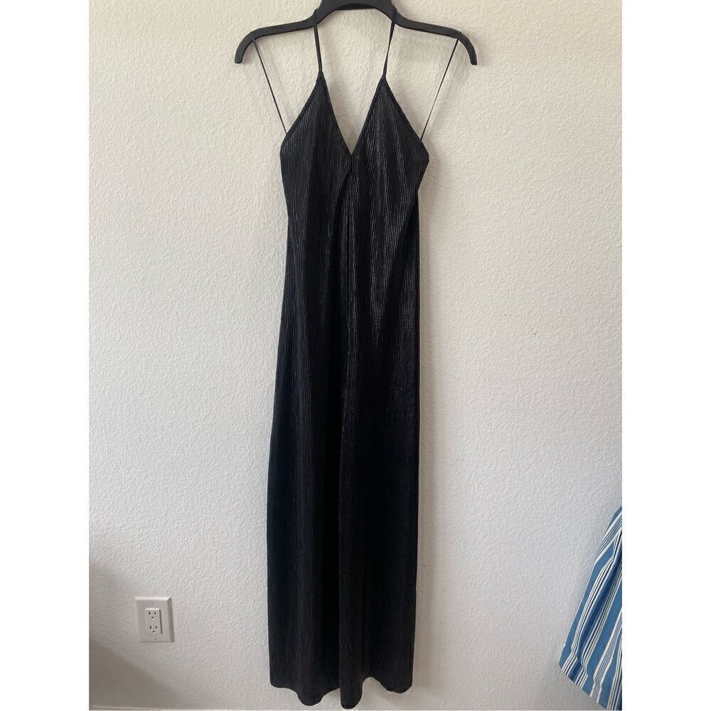 Zara Basic Collection mesh black jumpsuit size S
